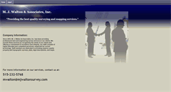 Desktop Screenshot of mjwaltonsurvey.com